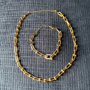 T HardWear Necklace and Bracelet Set